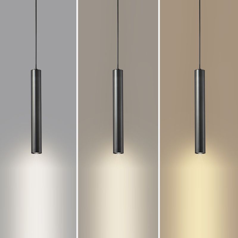 Half cylindre métal suspendu plusieurs lumières modernes plusieurs luminaires de montage suspendus