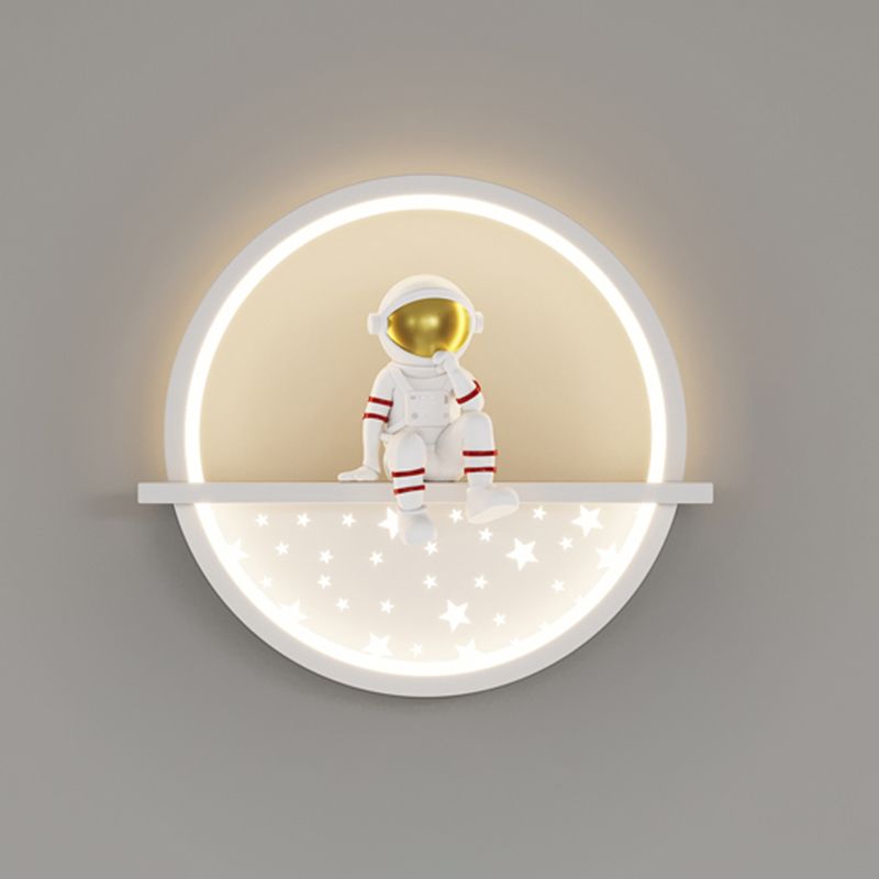 Simple LED Wall Mount Light Modern Style Wall Light with Acrylic Shade for Bedroom