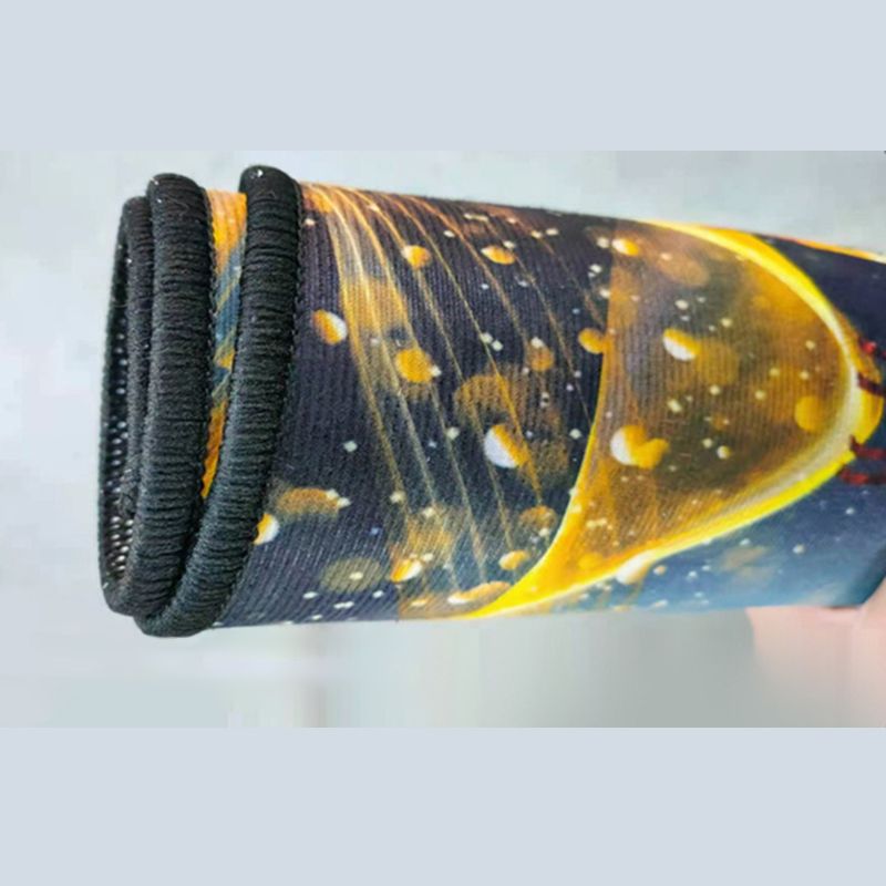 Living Room Area Rug Modern Abstract Printing Rug Polyester Non-Slip Backing Carpet