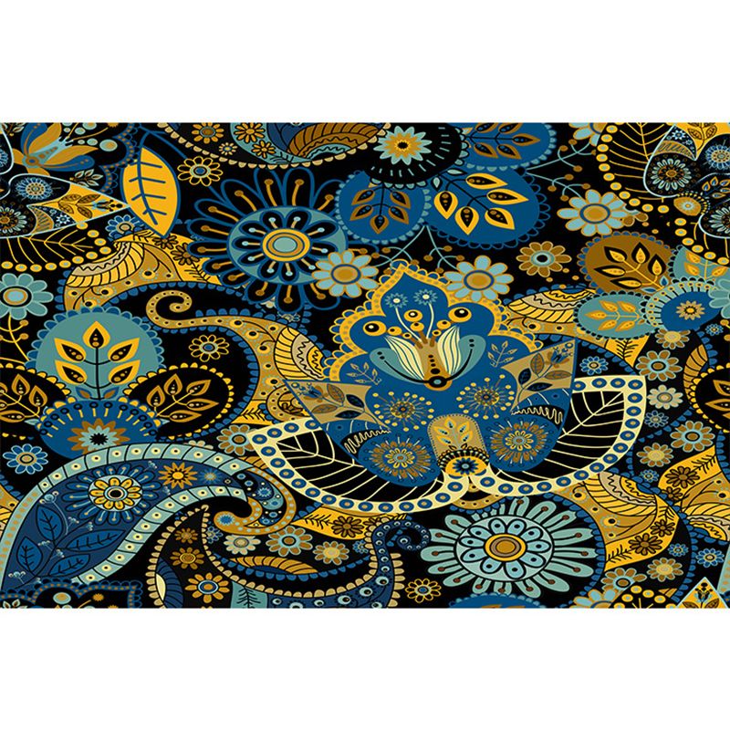 Exotische Boheemse tapijt multi-kleurs diverse patronen met patronen Anti-slip achterste deukende machine wasbare vlekbestendig vloerkleed voor de woonkamer