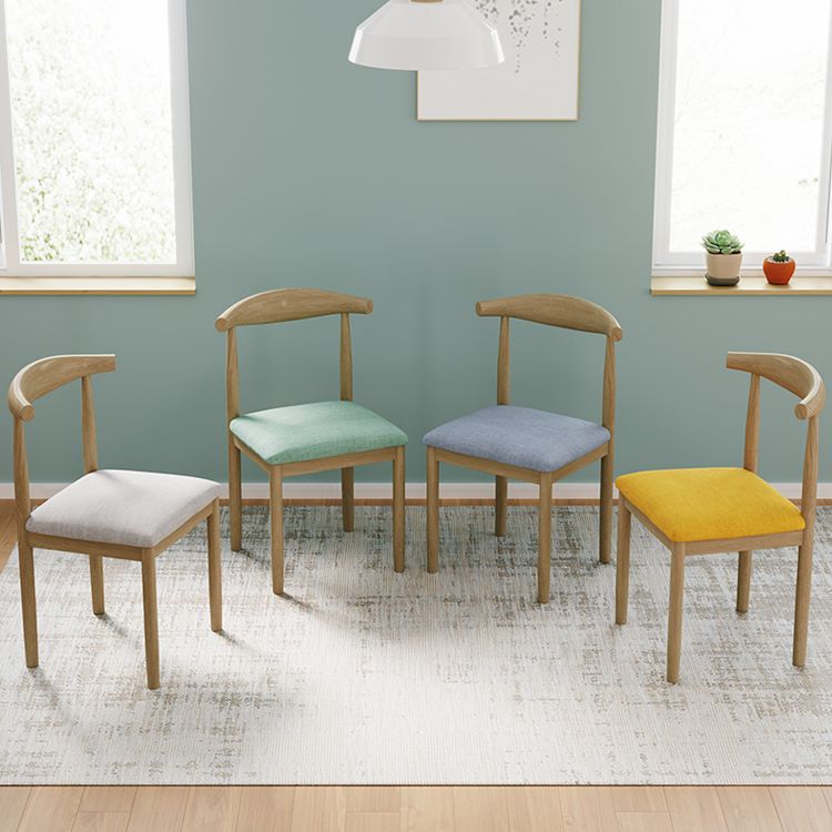 Chaise de salle à manger intérieure et extérieure moderne, chaise d'appoint de salle à manger à dossier ouvert sans accoudoirs en métal