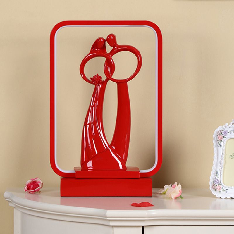 Lámpara de mesa de mesa de mesa lineal de estilo moderno para dormitorio