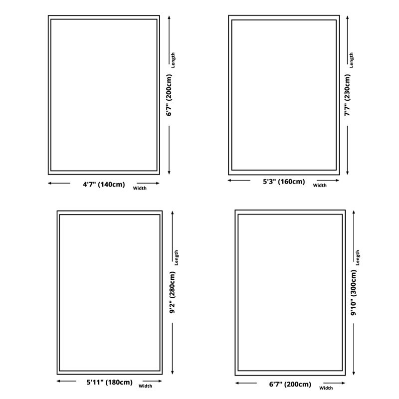 Orange Casual Area Rug Polyester Geometric Carpet Anti-Split Indoor Rug for Home Decoration