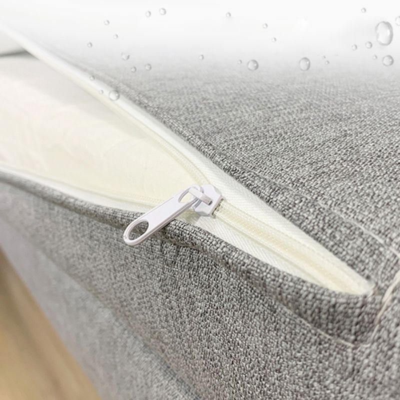 Cotton Blend Slipcovered Convertible Contemporary Bed Sofa Couch