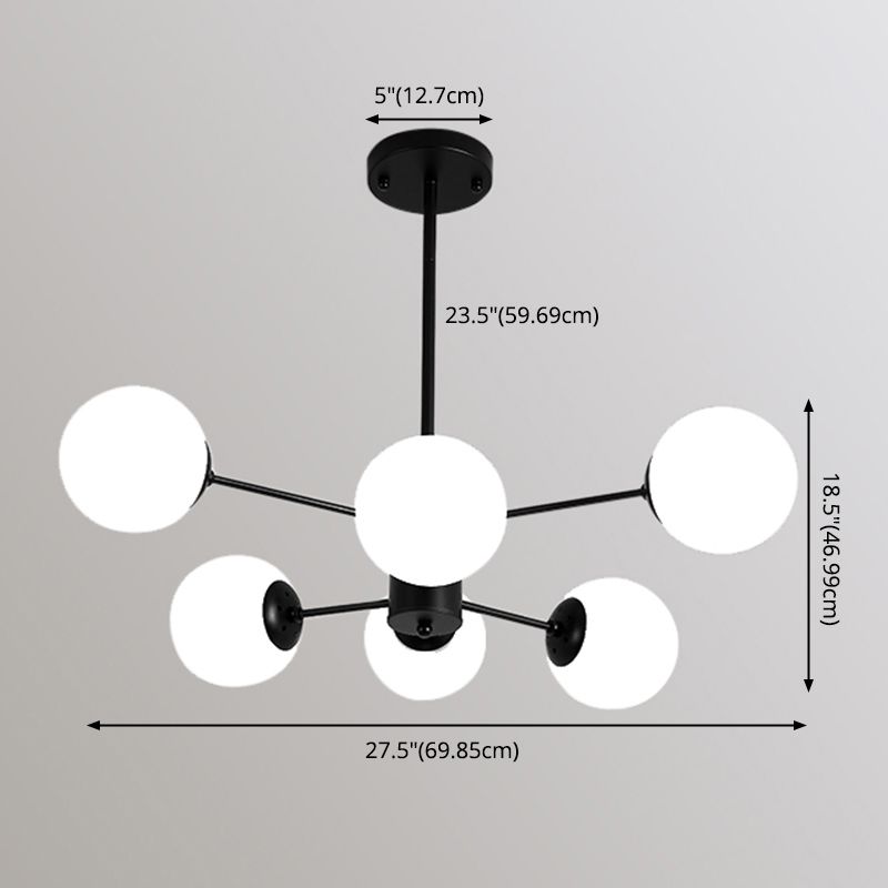 Aparte de iluminación de latón completo de estilo negro