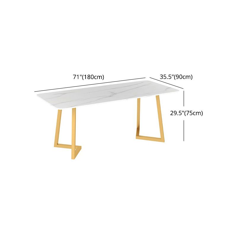 Glam 1/4/5/7 Pieces Dinette Set Sintered Stone Dining Table Set with Chairs