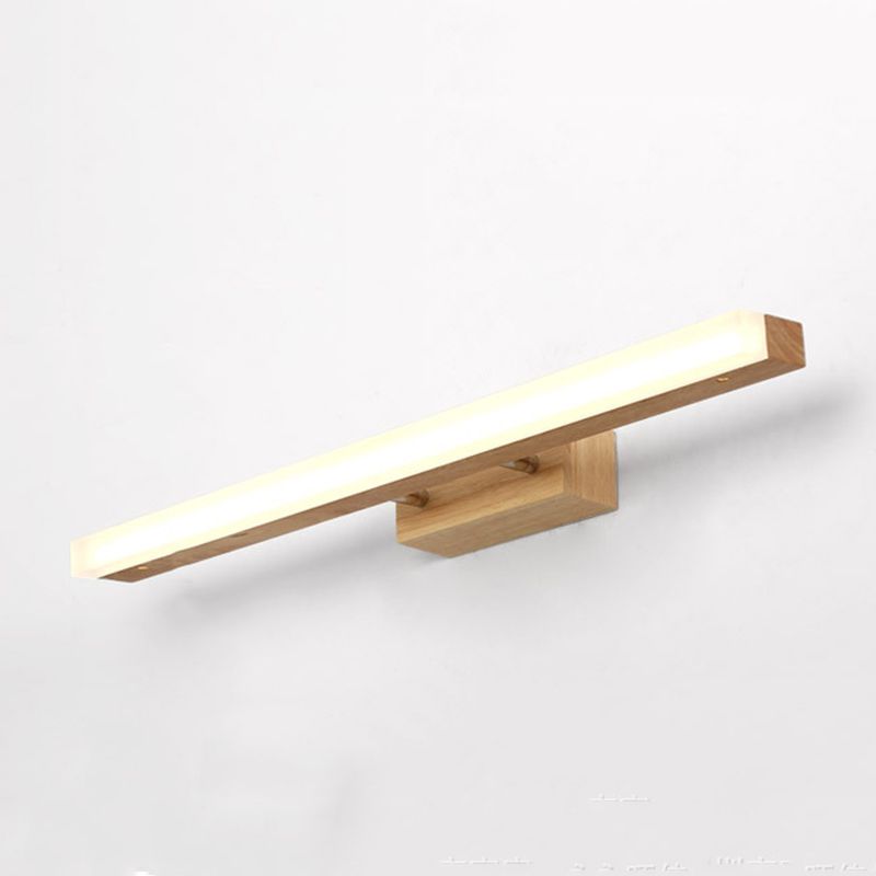 Luz de espejo de espejo de baño de madera de luz LED de LED de LED de LED de LED de LED de LED