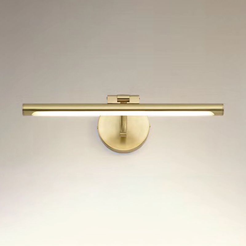 Geometric Vanity Lighting Modern Style Metal Multi Lights Vanity Wall Sconce in Gold