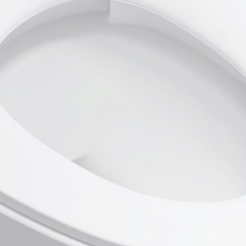 Modern Seat Included Flush Toilet One-Piece White Urine Toilet for Bathroom