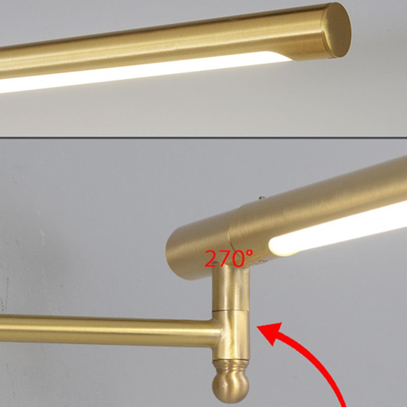 Linear Metal Wall Mounted Lights Modern Wall Mounted Light Fixture for Bathroom