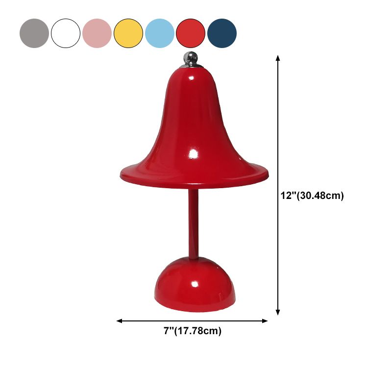 Lampes de table de nuit géométrique à style moderne en métal 1 lampe de table légère