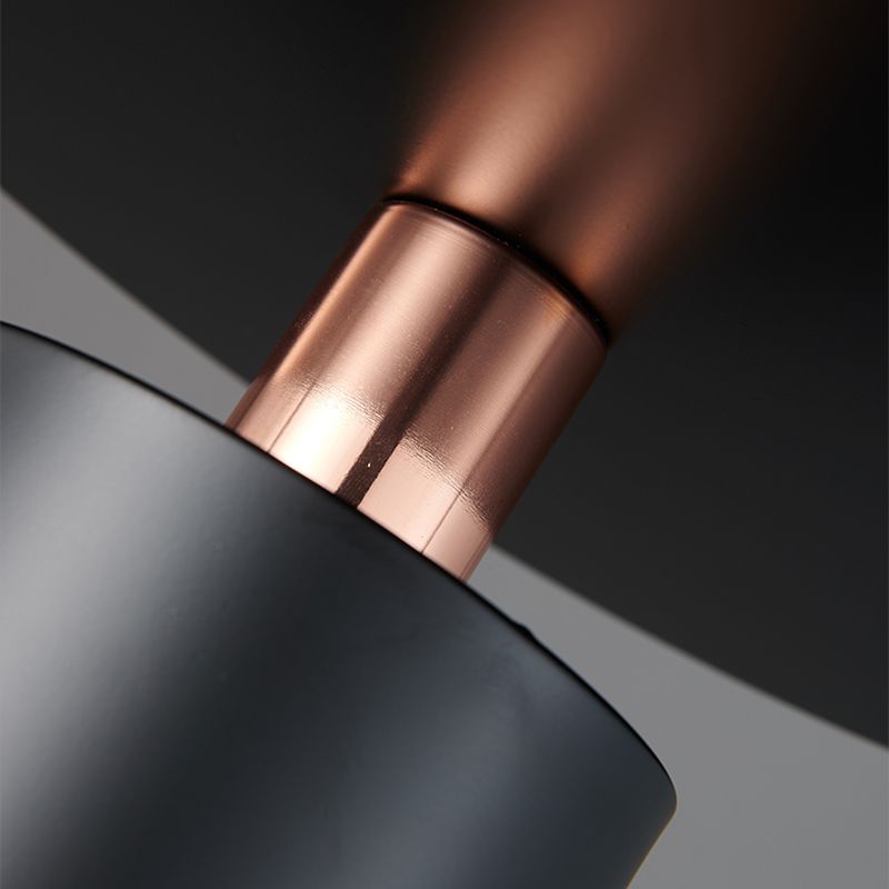Nordischer Zylinderschatten hängend hängendes Licht, Metall 1-Licht-Hangleuchten für Innenräume