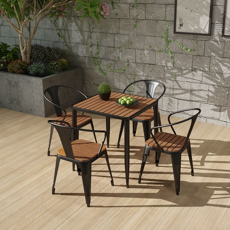Modern Metal Dining Set 1/4/5/7 Pieces Dining Furniture for Kitchen