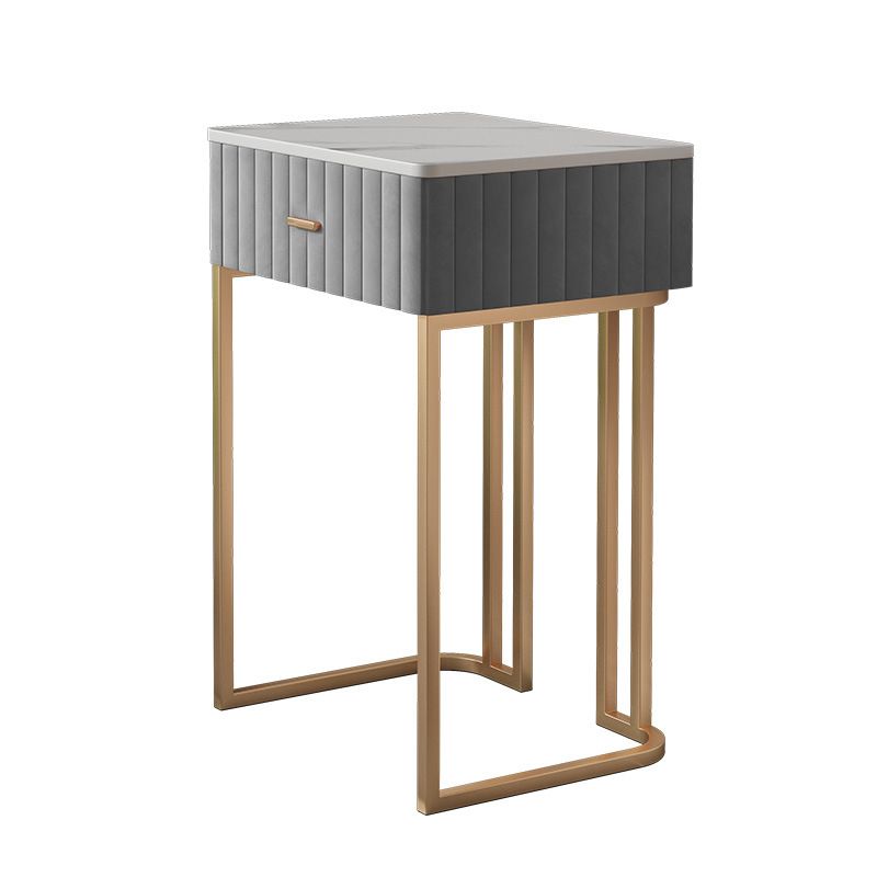1 Drawer Dressing Table Luxurious Metal Frame Make-up Vanity