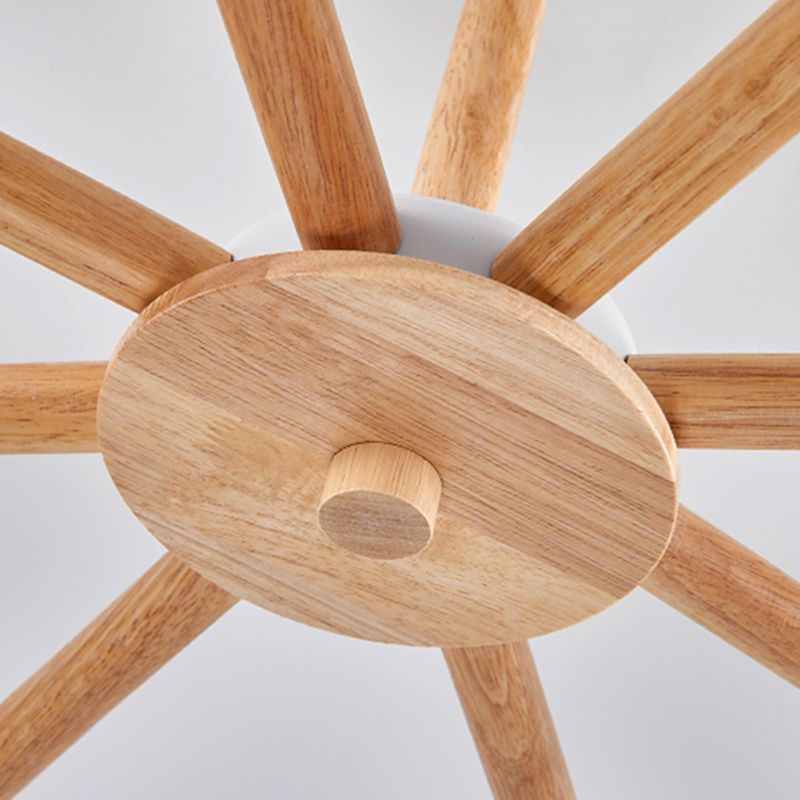 Multi Light Cone Hangende kroonluchter moderne macaron -stijl metalen hangende lamp voor slaapkamer