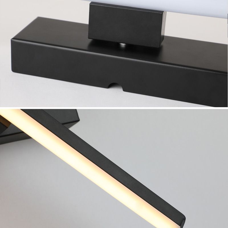 Modern Minimalist style Linear Wall Mount Light Fixture Metal Wall Sconces for Bedroom