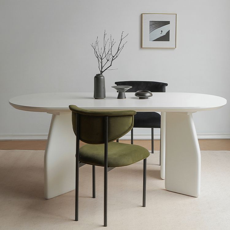 Contemporary Open Back Upholstered Dining Side Chair for Home