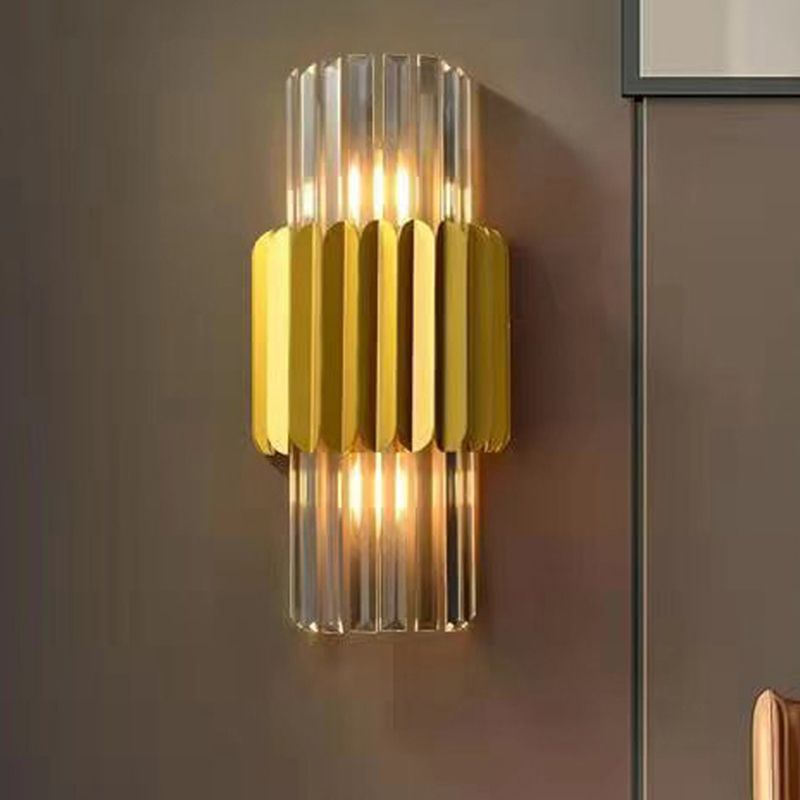 Crystal Wall Mounted Lighting Modern Style Sconce Light Fixture