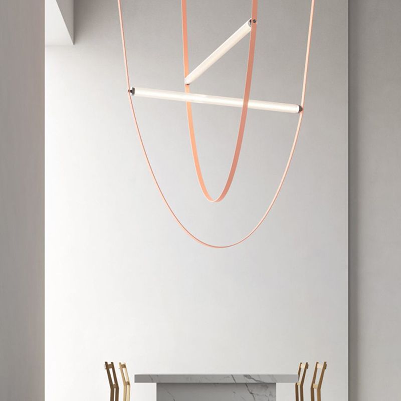 Unique Shape Modern Pendant Lighting Fixtures 1 Light Island Light Fixture for Dining Room