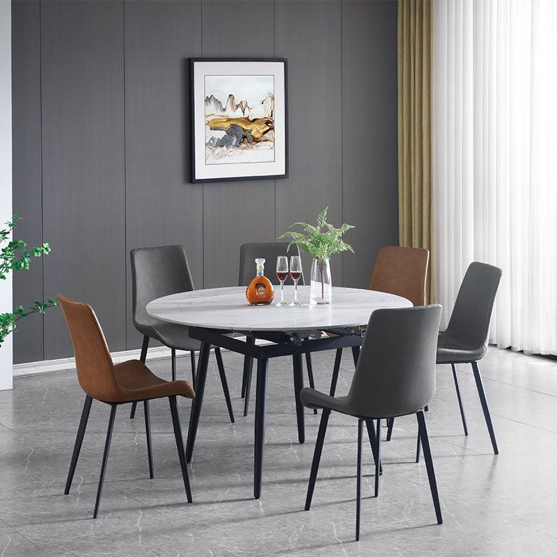 Modern Style 1/2/5/6/7 Pieces Dining Room Set Round Dining Table Set