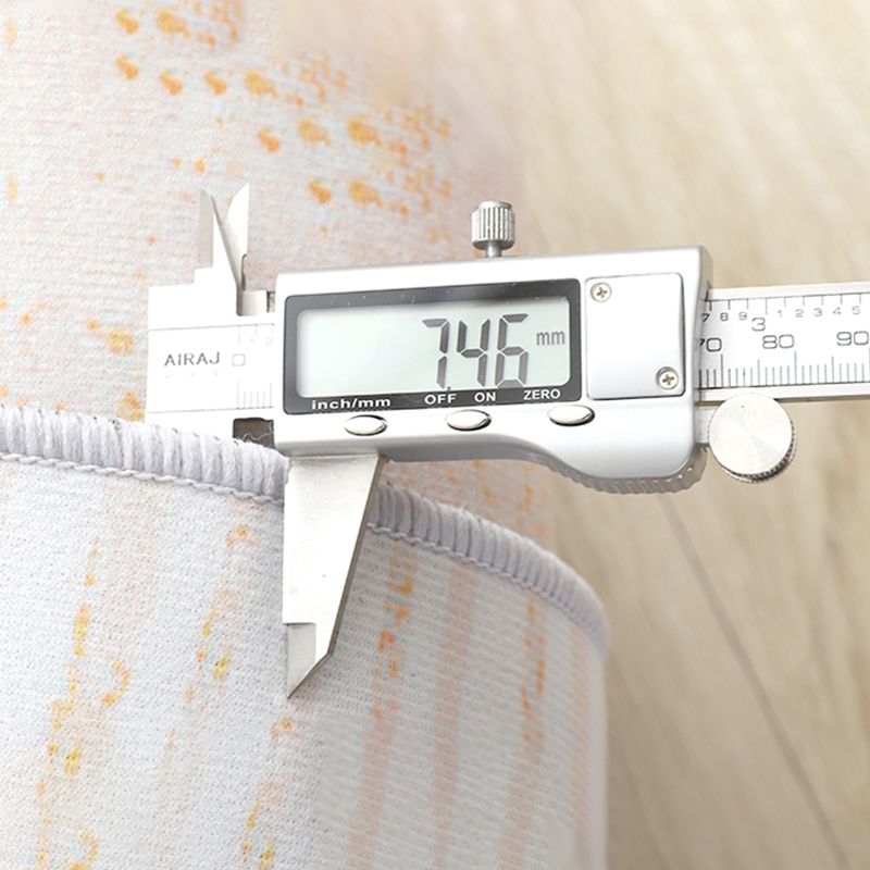 Modern Simple Stripe Rug Apricot Tone Polyester Carpet Stain Resistant Indoor Rug for Home Decoration