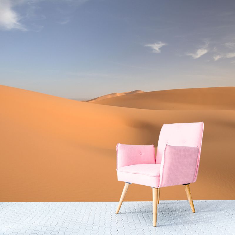 Contemporary Photography Style Desert Mural Wallpaper Mildew Resistant for Room