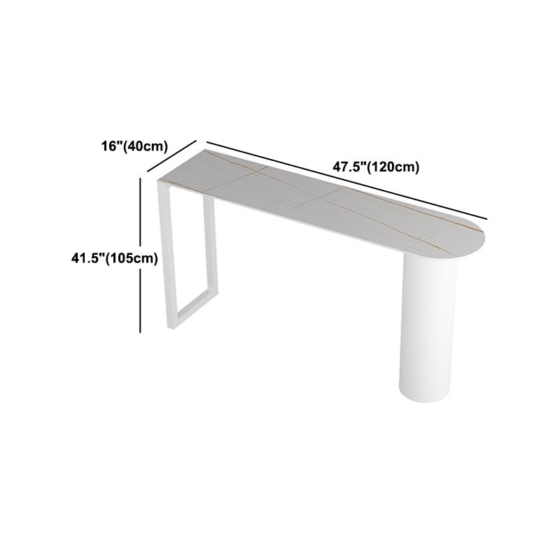 Modern Style 1/2/3/5 Pieces Sintered Stone Pub Table Set Fixed Table Counter Table