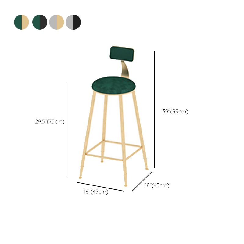 Glam Oval Bar Table Set 1/3 Pieces Stone Counter Table with Upholstered Stools