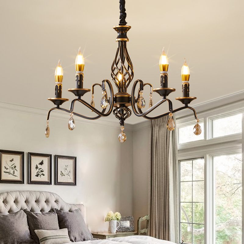 Metaalhangende hanglampen Traditionele hangende lampen voor woonkamer