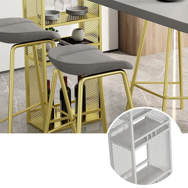 Modern Indoor Bar Table Set Solid Wood 1/2/4/5 Pieces Double Pedestal Bistro Set