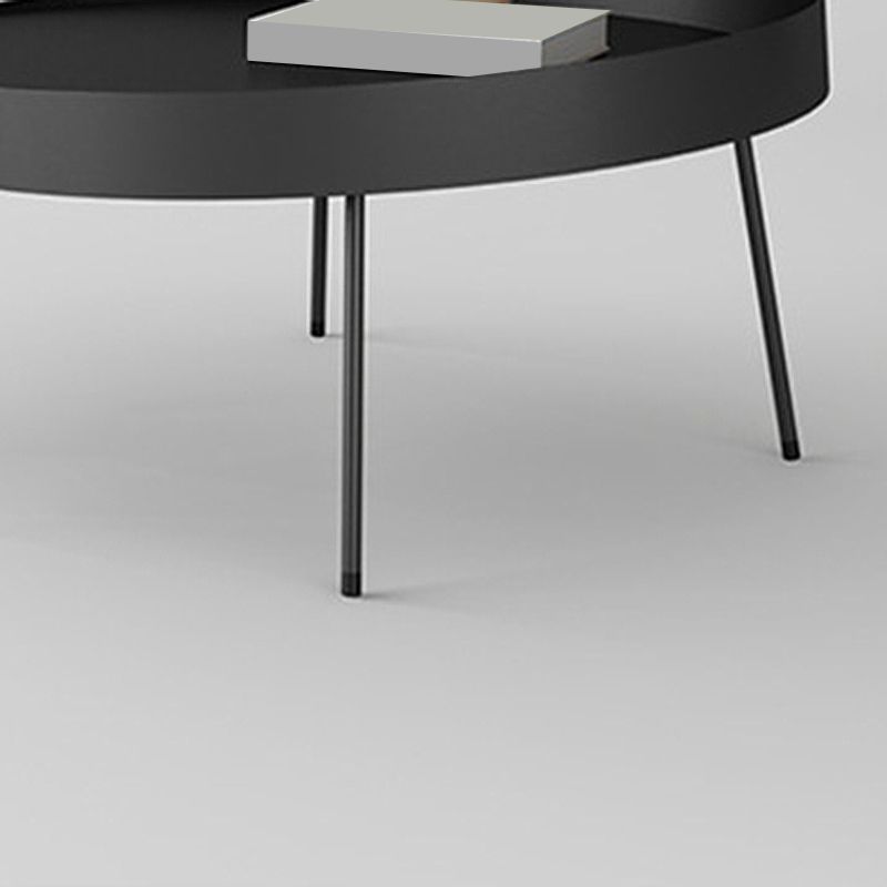 Dia 15.75"/23.62"/31.5" Iron Cocktail Table 4 Legs Coffee Table