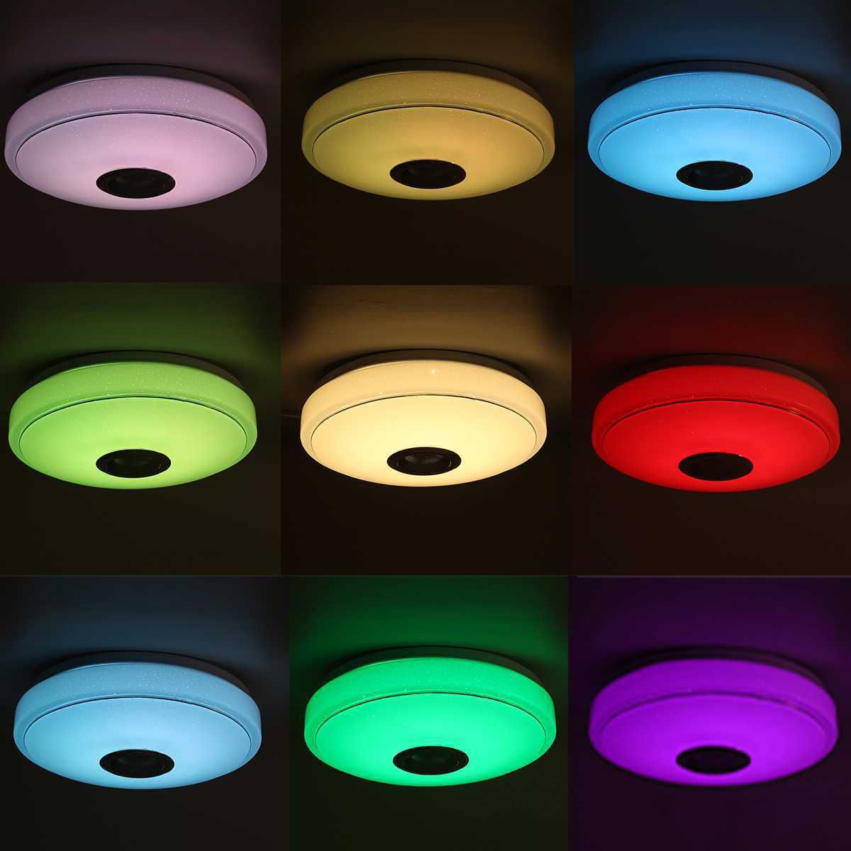 Contemporary Intelligent Flush Mount Ceiling Light Fixture Acrylic Shade for Bedroom