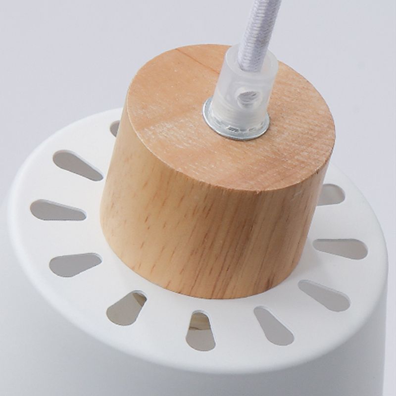 Multi Light Barrel suspendu pendant moderne Metal Metal Sanging Lighting pour le salon