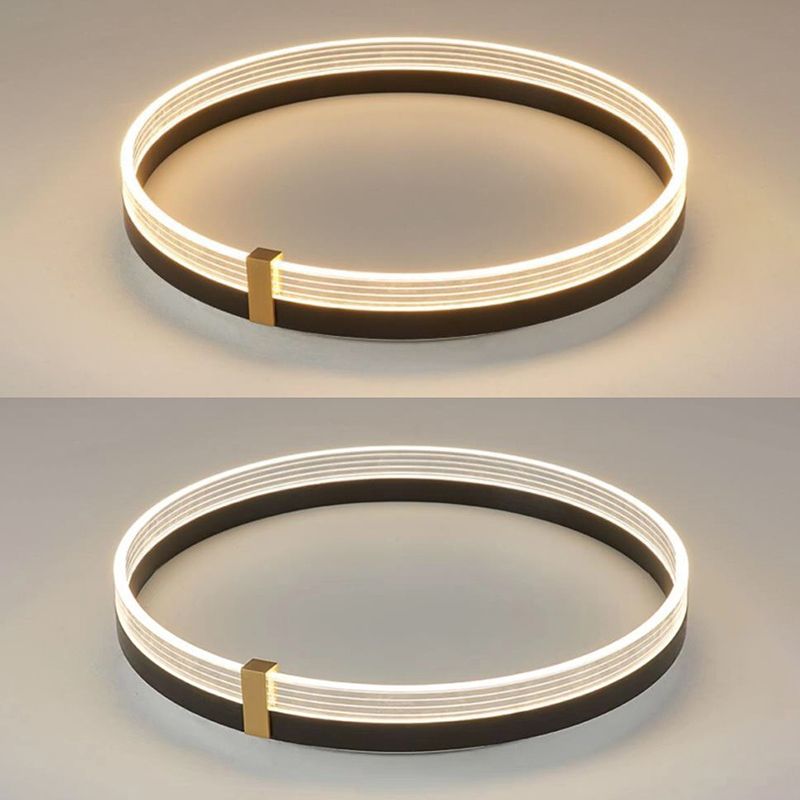 DEL géométrique Flush Mount Ceiling Light Modern Simplicity Acrylic Ceiling Mount Chandelier for Bedroom