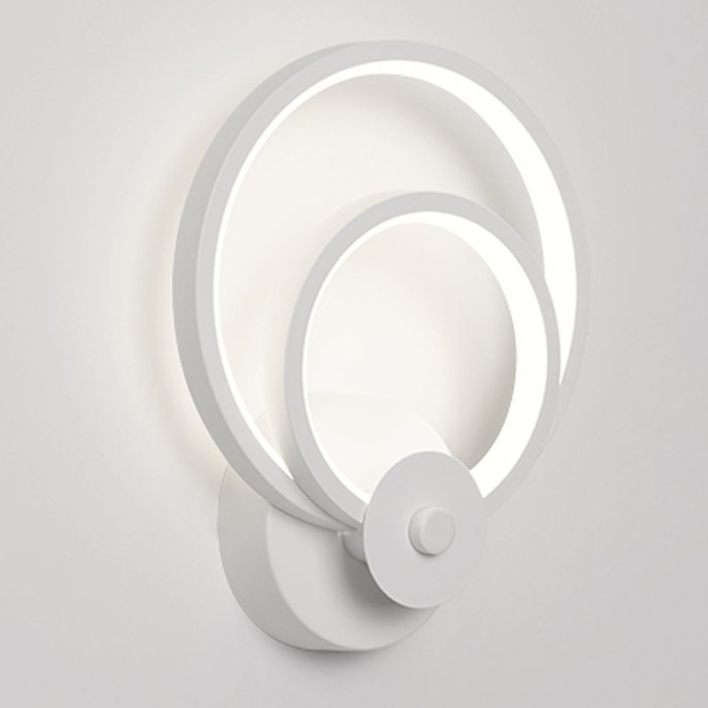 Lampada geometrica montata a parete moderna sconce da parete del bagno con ombra acrilica