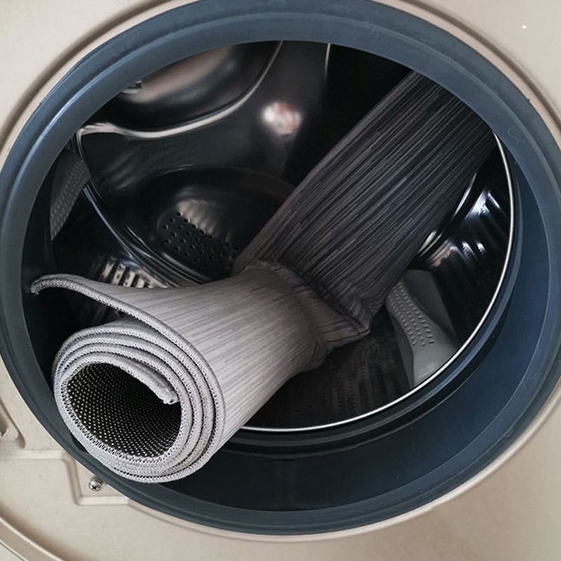 Modern Drawing Room Area Rug Color Block Polyester Area Carpet Non-Slip Backing Area Rug