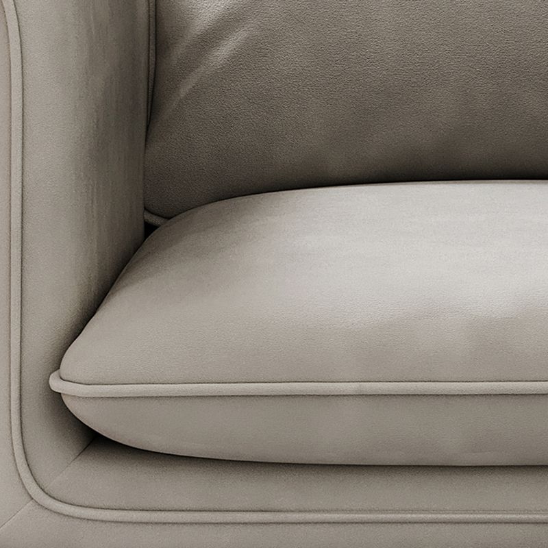 Contemporary 29.5" Wide Solid Color Pillow Back Sponge Arm Chair