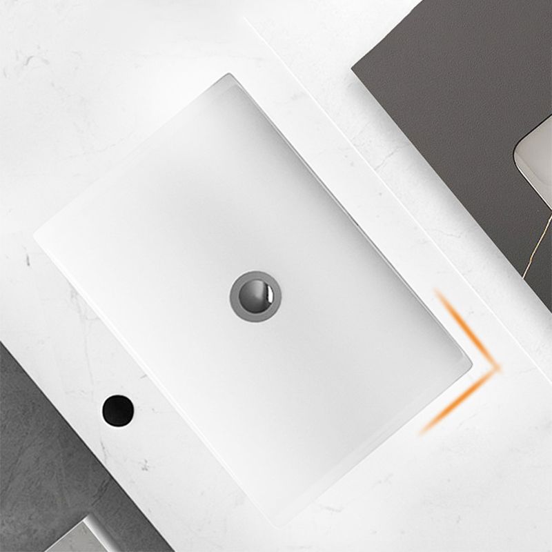 Gorgeous Black Sink Vanity Wooden Wall-Mounted Bathroom Vanity Cabinet with Mirror