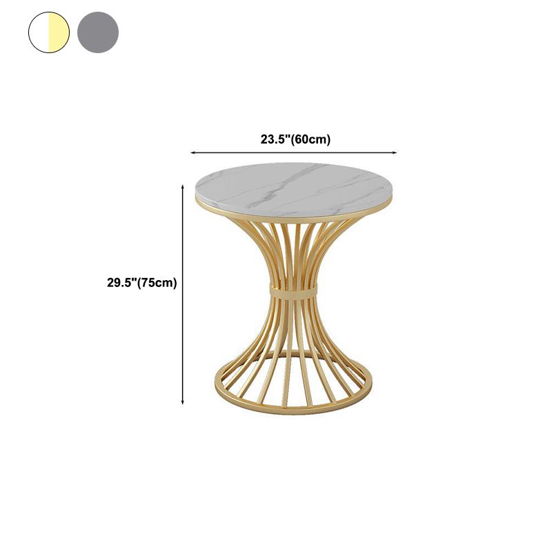 Modern Dining Set 1/3/4/5 Pieces Round Stone Dining Table for Dining Room