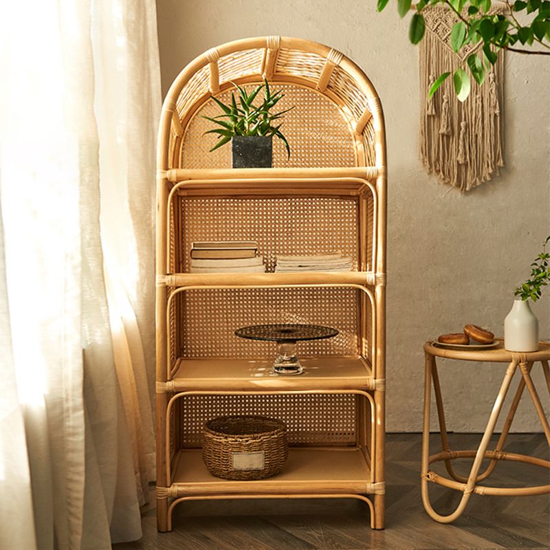 Contemporary Closed Back Bookshelf Standard Shelves Included Bookcase