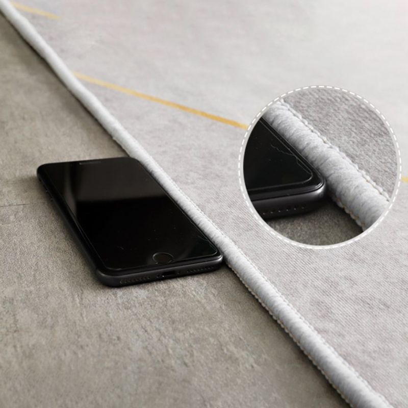 Simplicidad Patrón gráfico de la alfombra Alfombra de área de poliéster Alfombra de interior sin deslizamiento para sala de estar para sala de estar