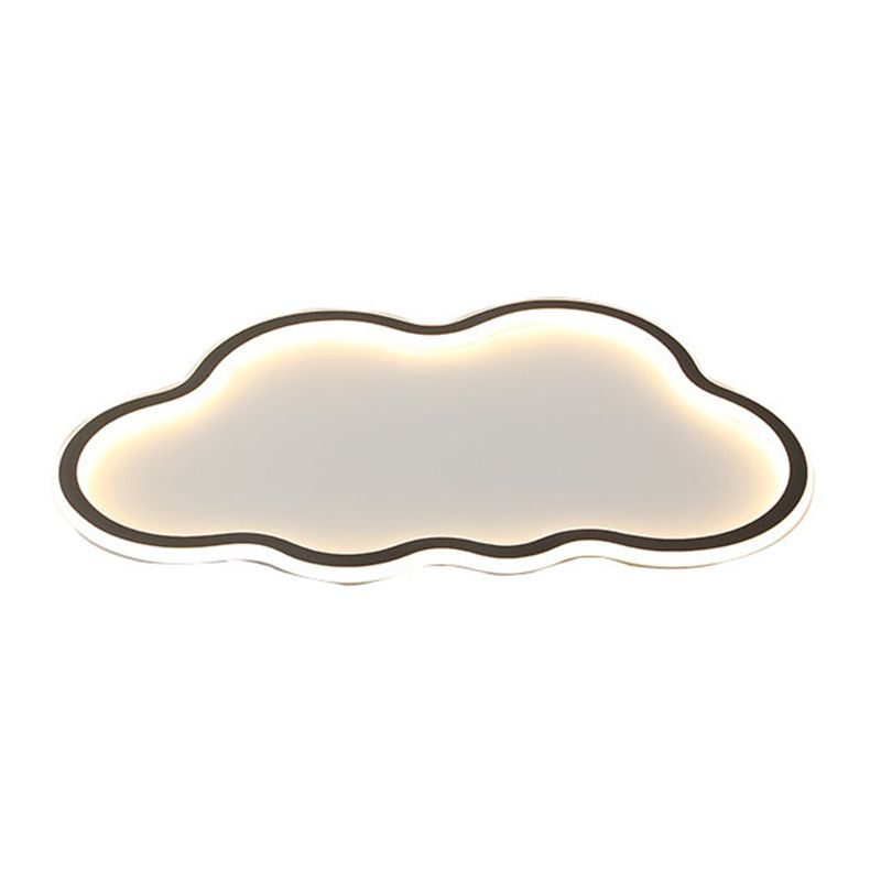 Plafoniera da incasso a forma di nuvola in metallo LED vicino alla lampada da soffitto per camera da letto