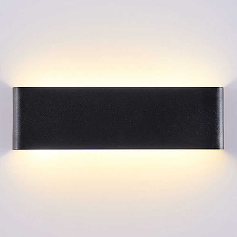 Metal Square Wall Lighting Modern 1 Light Wall Mounted Light Fixture