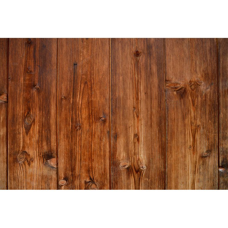 Wood Texture Wall Mural Industrial Style Home Decor Mildew Resistant Wall Art