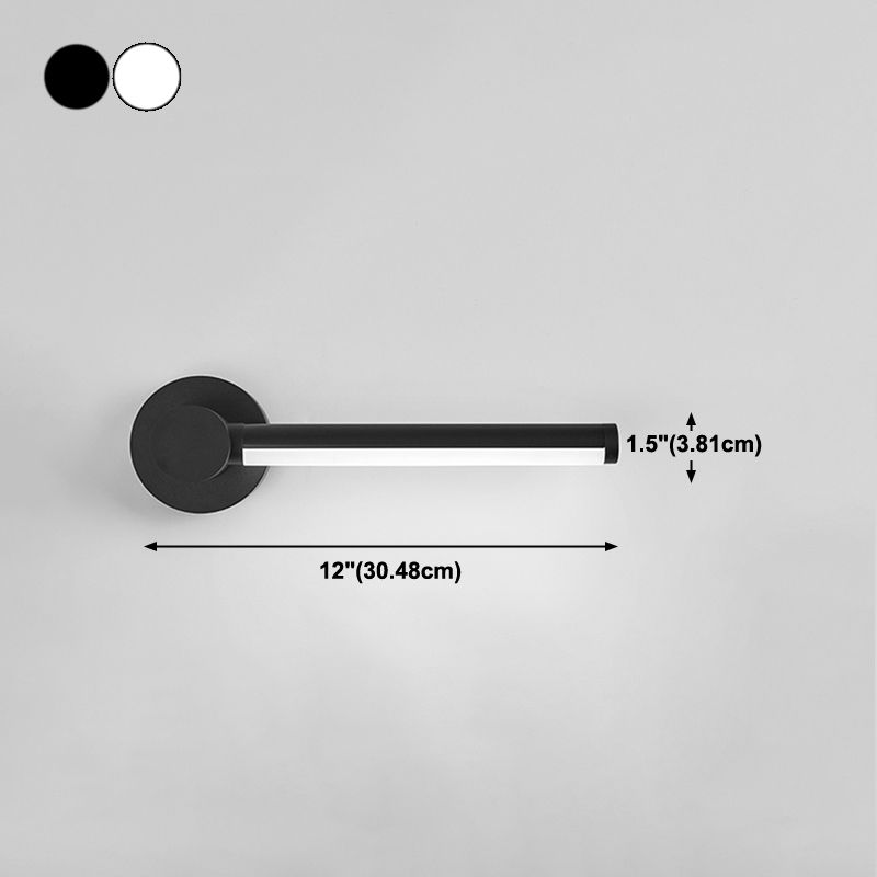 Metal lineare a forma di parete sconce moderna moderna illuminazione a monte a parete singola