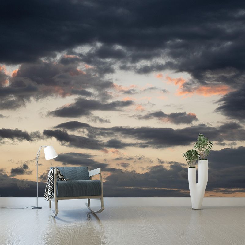 Cloud Landscape Mural Wallpaper Mildew Resistant Modern Living Room Decoration