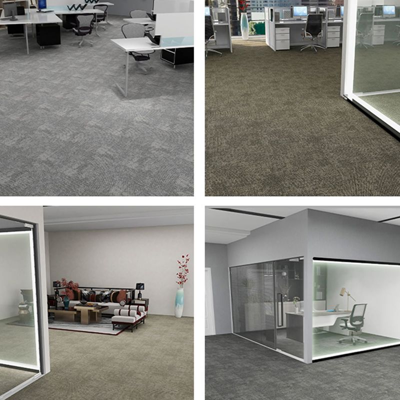 Simple Nylon Carpet Tile Office Meeting Room Stitching Carpet Floor Tile
