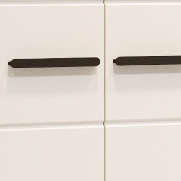 White Engineered Wood Wardrobe Armoire Hinged Wardrobe Closet