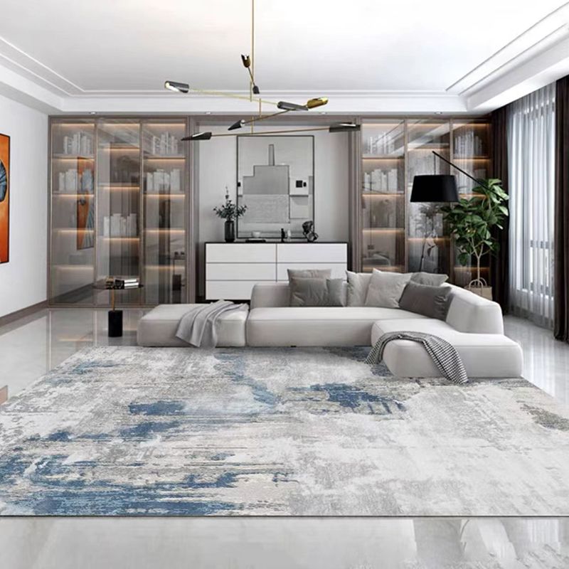 Brown Industrial Carpet Polyester Simple Carpet Washable Carpet for Home Decor
