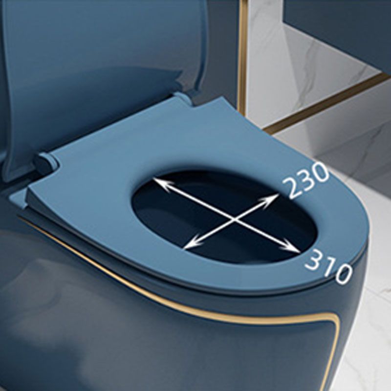 Water-saving Siphon Toilet Ceramic Elongated Dual Flush Household Toilet